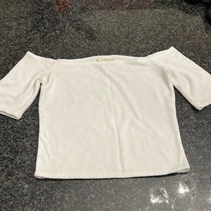 WILFRED CROP TOP XS WHITE/CREAM